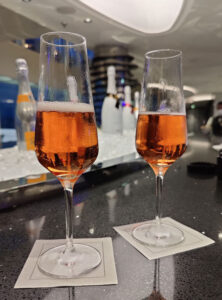 Rosé Champagner in der Champagne Bar