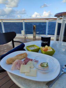 Frühstück mit Aussicht