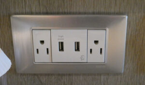 US-Steckdosen und USB
