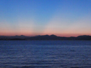 Morgenröte vor Marseille
