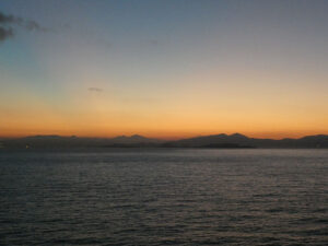 Morgenröte vor Marseille