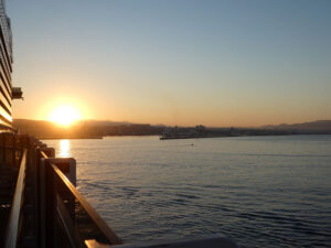Sonnenaufgang vor Marseille