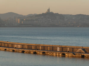 Sonnenaufgang vor Marseille