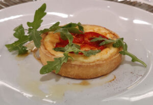 Tomato Tart, Semolina Cheddar Crust