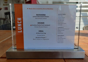 Lunch Menu