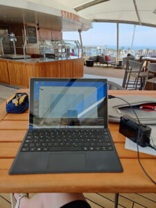Arbeiten an der Star Bar