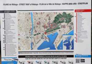 Stadtplan von Málaga