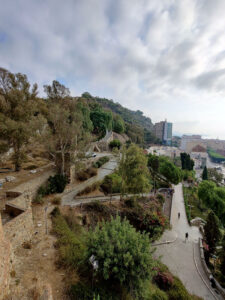 Weg zur Festung Gibralfaro
