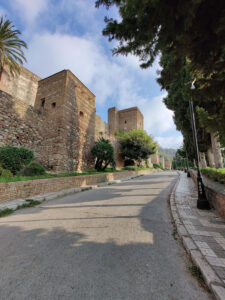 Weg zur Festung Gibralfaro