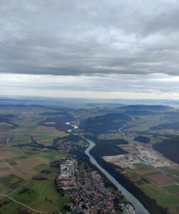 Anflug auf Zürich