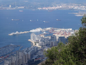 Blick zum Hafen