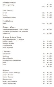 Weinkarte
