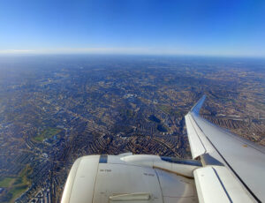 Anflug auf London
