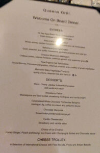 Welcome On Board Dinner