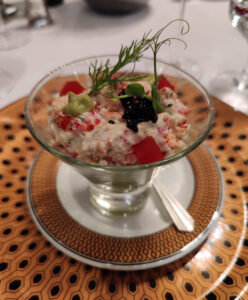 Cornish Crab, Crayfish and Caviar Cocktail