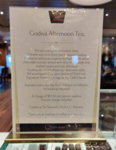 Godiva Afternoon Tea