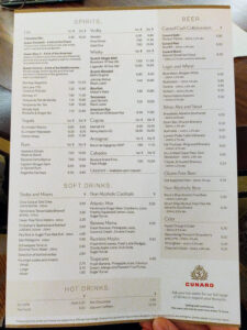 Barkarte Carinthia Lounge