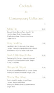 Barkarte Carinthia Lounge