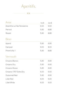 Barkarte Carinthia Lounge