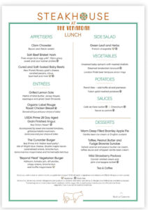 Steakhouse The Verandah - Lunch