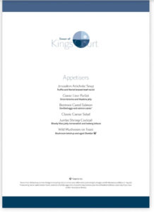 Dinner at Kings Court