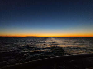 herrliche Farben zur blauen Stunde