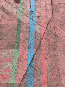 der blauen Linie folgen