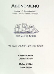 Abendessen Tag 3