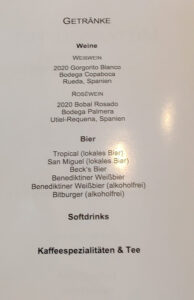 Mittagessen Tag 5