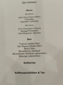 Weihnachtsmarkt Abendessen