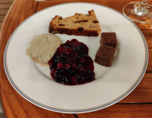 Weihnachtsmarkt Abendessen