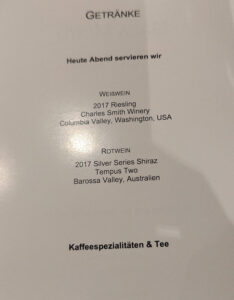 Farewell Gala Menü