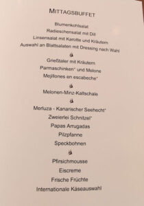 Mittagessen Tag 4