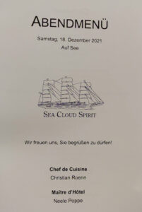 Abendessen Tag 4