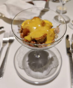 Geflügelcocktail von der Maispoularde