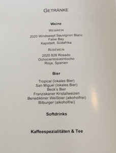 Mittagessen Tag 7