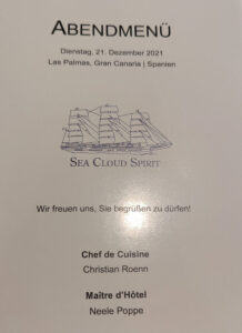 Abendessen Tag 7