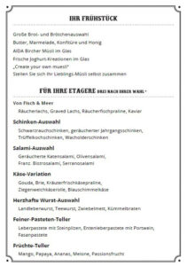 Gourmet Frühstück
