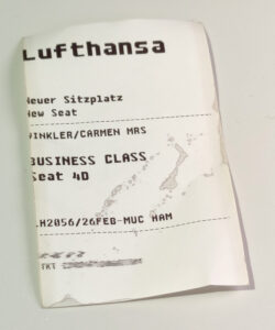 Upgrade in die Business Class