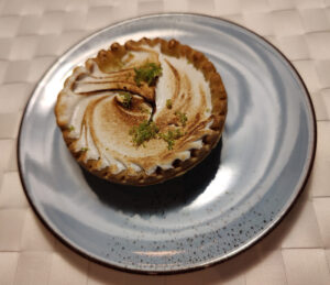 Flamed Lime Pie
