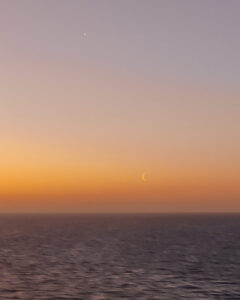 Morgenstern und Mond