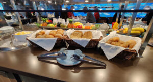 Brotauswahl am Buffet