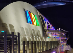 AIDA Logo am Schornstein