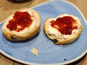 Cream Tea in The Cornish Bakery