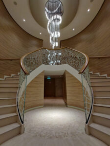Treppe zu Deck 7