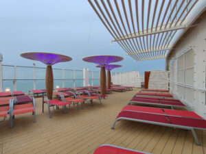 Sonnendeck Deck 18 vorne