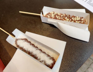 Waffeln mit Schokolade