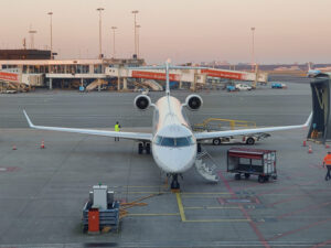 unser Flugzeug