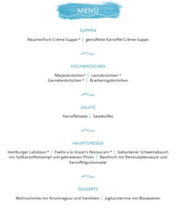 Ocean´s Mittag
