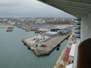 Ankunft am Ocean Terminal